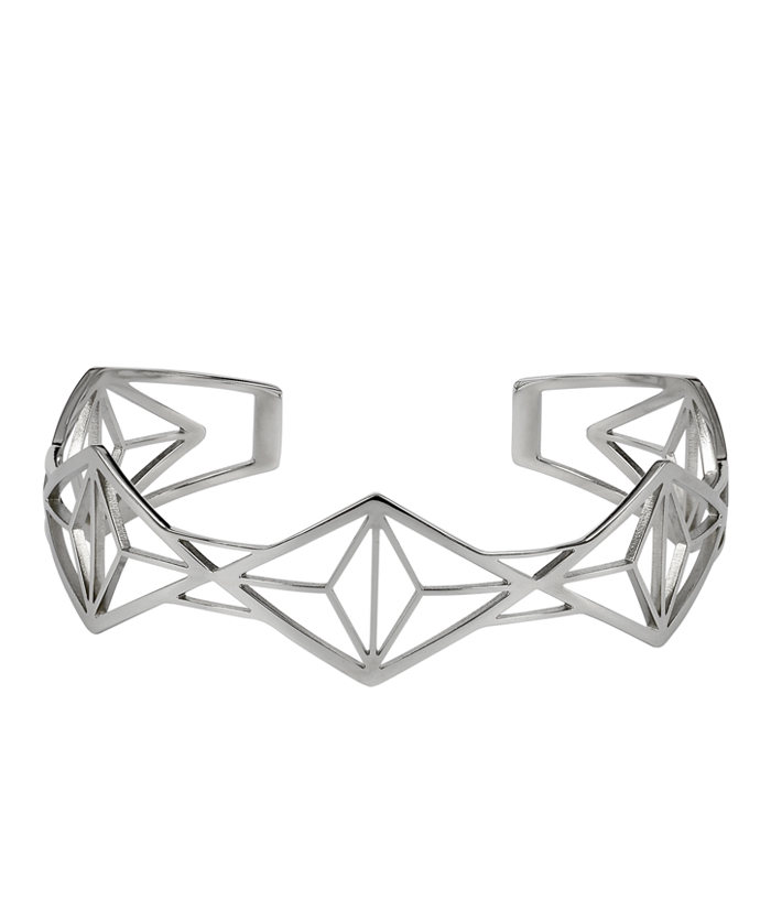 SISTA! Mia Bangle Bracelet Steel