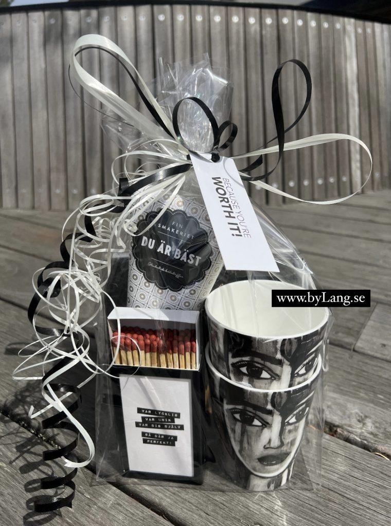 Presentmix Gynning Svart/Vit Because you’re worth it