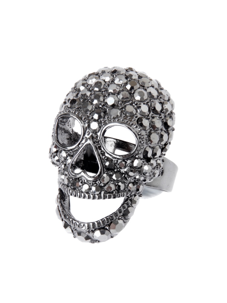Ring Thunder Skull Gun Metal
