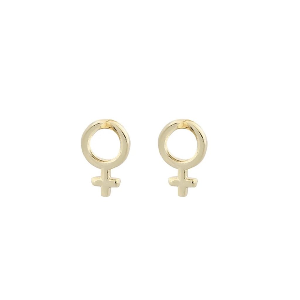Charms small ear Woman plain Gold
