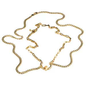 Juno Golden Body Chain - Bär som kroppssmycke eller halsband