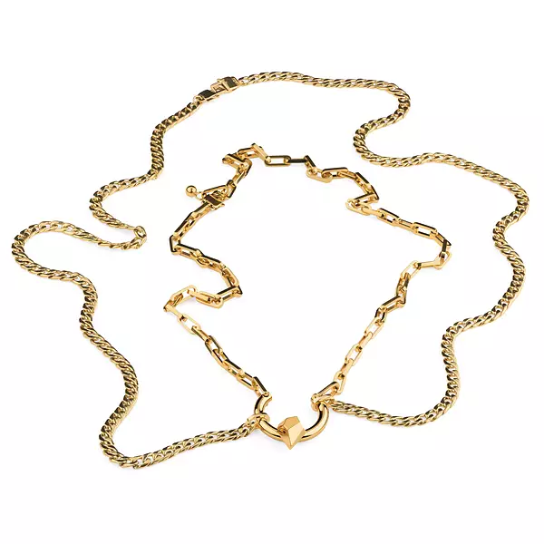 Juno Golden Body Chain - Bär som kroppssmycke eller halsband