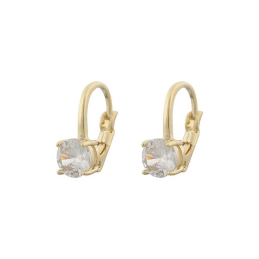 Rola Earrings Gold/Clear