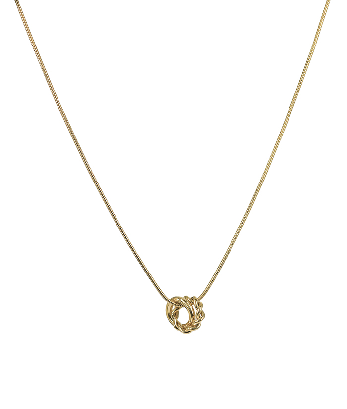 Twist Mini Necklace Gold