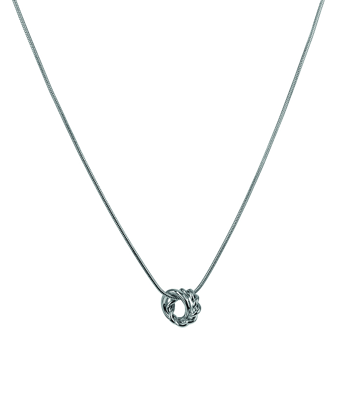 Twist Mini Necklace Steel