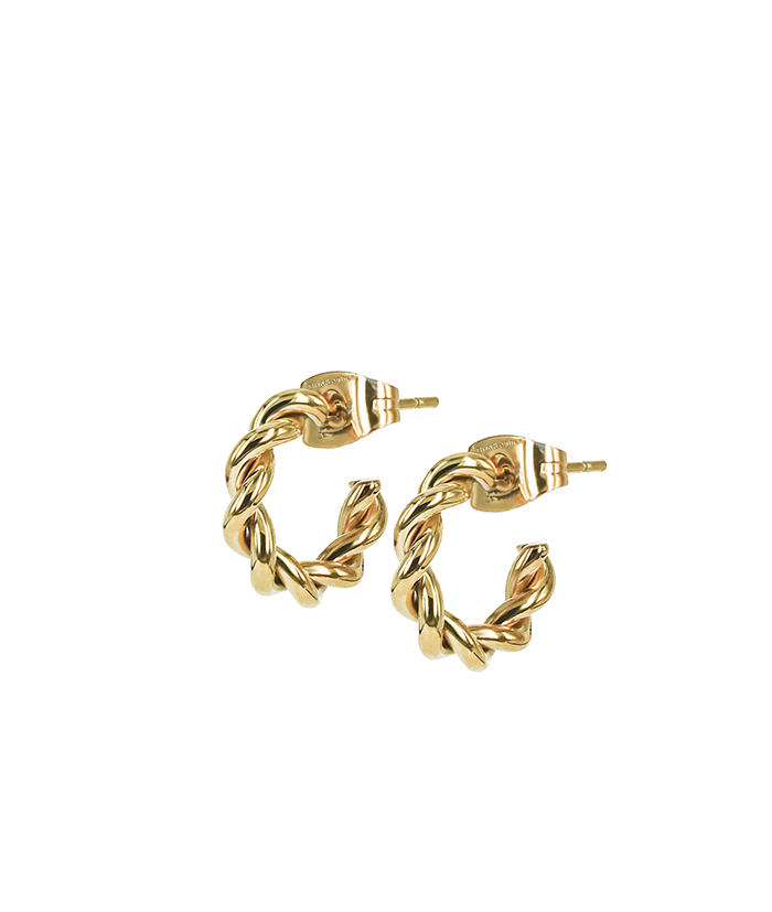 Twist Mini Earrings Gold