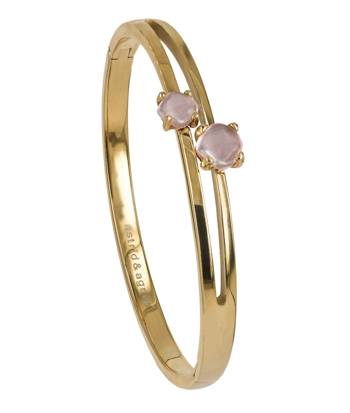 Victoria Bracelet Gold/Pink