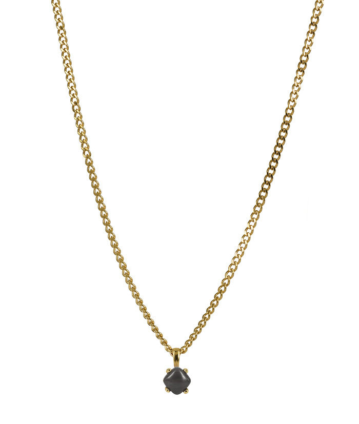 Victoria Necklace Gold/Grey