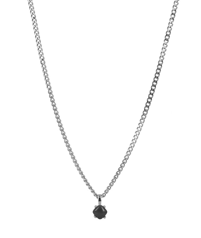Victoria Necklace Steel/Grey
