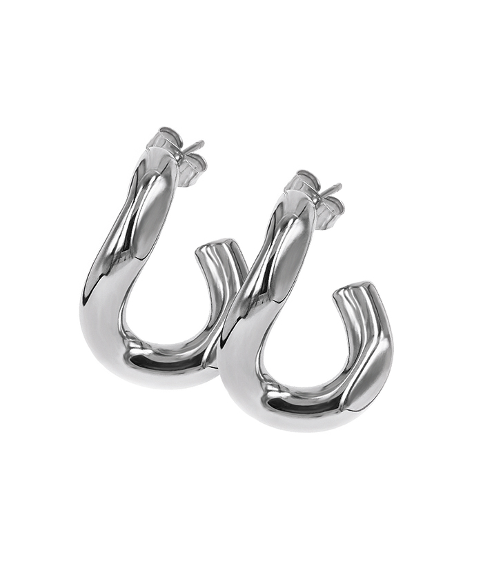 Zoe Earrings Steel