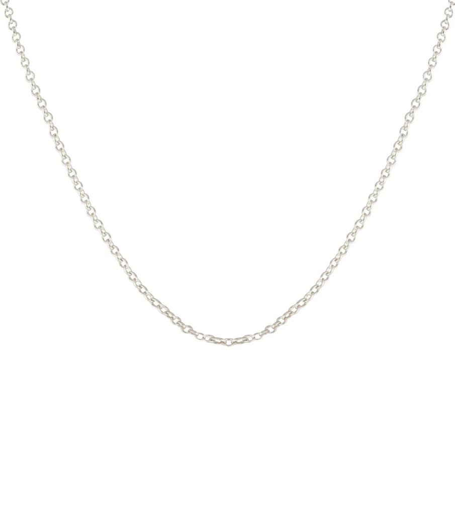 Beloved Long Rolo Chain Silver