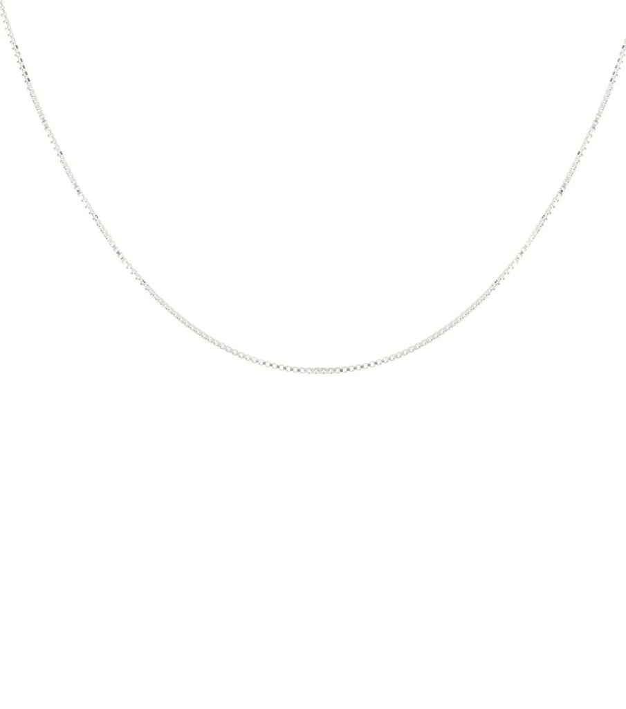 Beloved Short Box Chain Silver