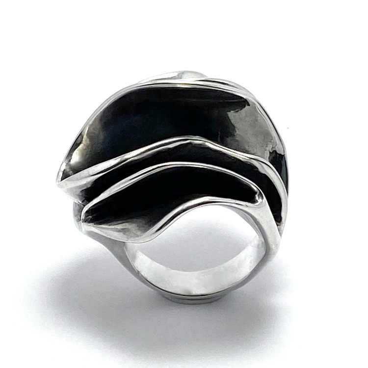 Edge Ring Silver