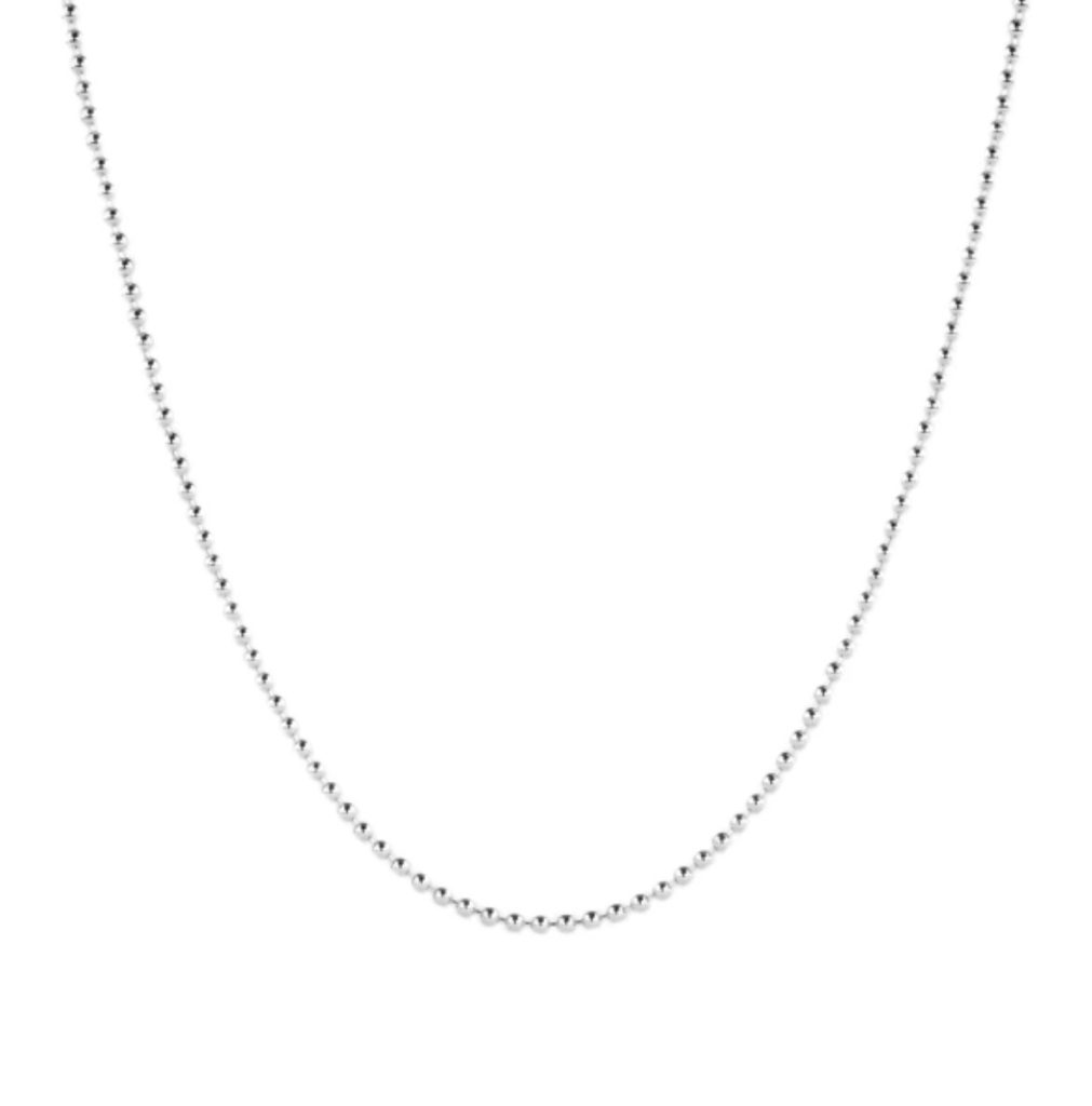 Globe Chain Silver Necklace