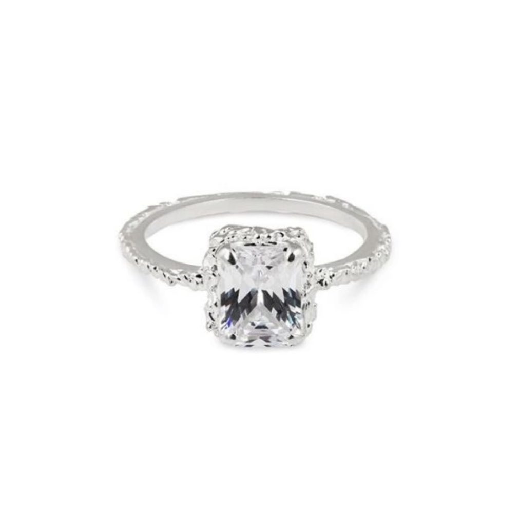 Silver Queen Sparkle Ring 17mm