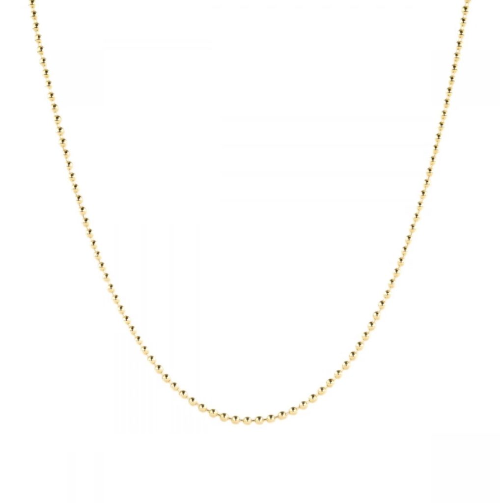 Globe Chain Gold Necklace