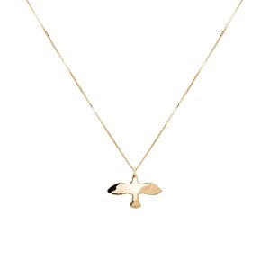 Golden Small Dove Necklace