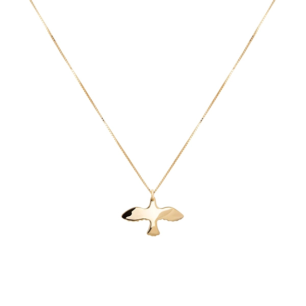 Golden Small Dove Necklace