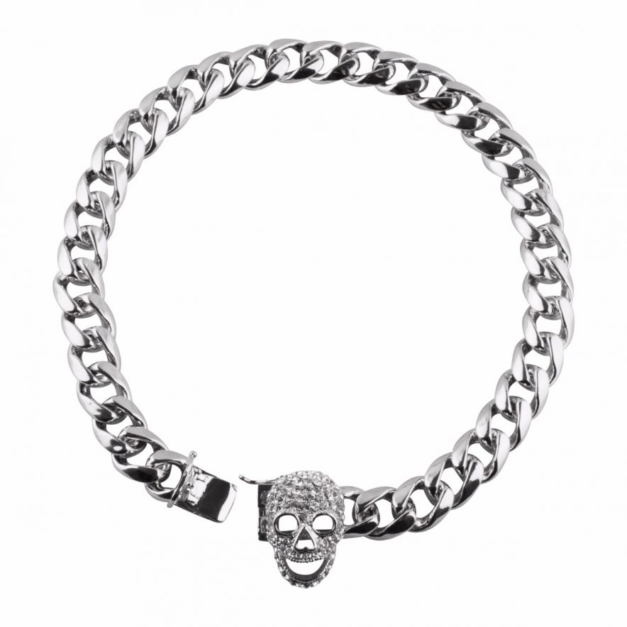 Message Necklace White